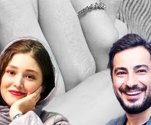 عکس پلنگی فرشته حسینی و نوید محمد زاده زیر پتو!