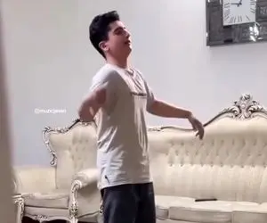 آواز شاد؛ پسره تو مهمونی بلند نشد اومد این پشت پایکوبی جانانه خواهرش یواشکی فیلم گرفت