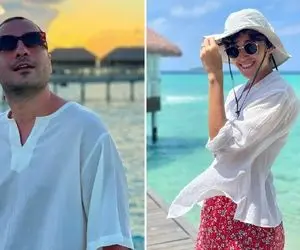 "نوید و فرشته" با تیپ بازشون صدای همه رو درآوردن؛ پیراهن خوشگل خانومو!