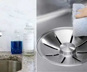 روش های برق انداختن سینک ظرفشویی/ کدبانو ها رو از تمیزی آشپزخونه شون میشه شناخت