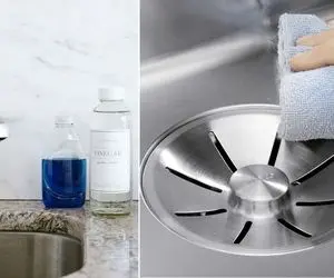 روش های برق انداختن سینک ظرفشویی/ کدبانو ها رو از تمیزی آشپزخونه شون میشه شناخت