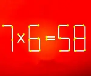 بازی فکری؛ 15 درصد اونایی که معادله چوب کبریتی رو دیدن تونستن حل کنن تو جزء باهوشایی؟