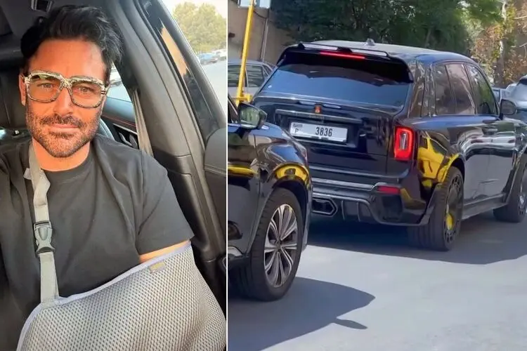 (عکس) گلزار با دست شکسته در باشگاه؛ آقای بازیگر چشم خورد؟