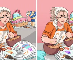 هوش تصویری؛ اگه فکر میکنی رَنک اول باهوشای جهانی بگو ببینم چندتا تفاوت تو این عکس هست؟