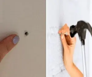 از بین بردن جای میخ رو دیوار / برا تو که مستاجری و آدمای قبلی دیوارو کردن جیگر زلیخا