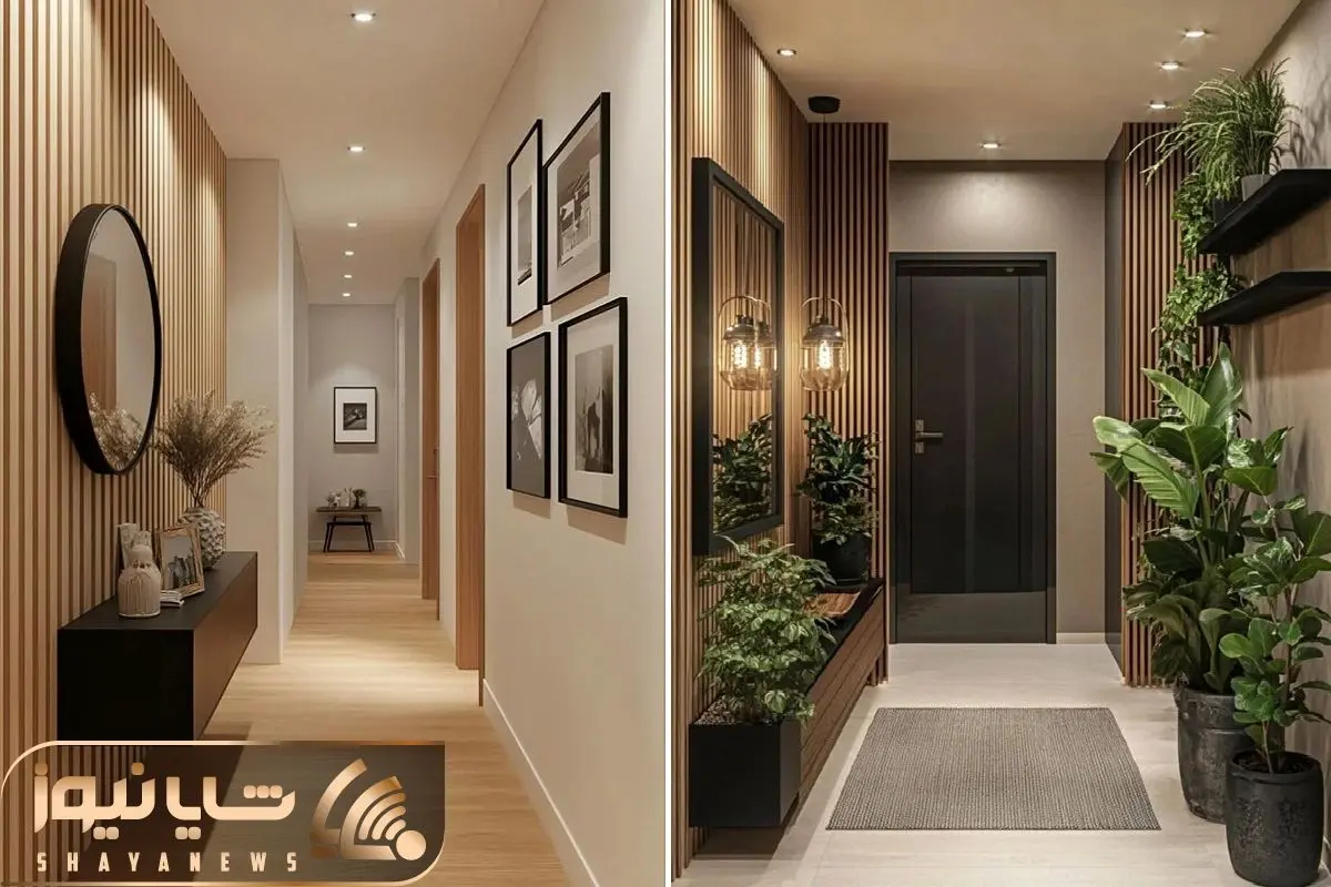 تزیین راهروی ورودی خونه؛ ایده های فوق لاکچری و شاهانه که جذابیت خونه رو صد میکنن