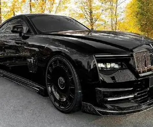 ماشین لوکس؛ بزرگترین رولزرویس جهان با چرخ آجدار و موتور توربو از چرم تمساح ساخته شده