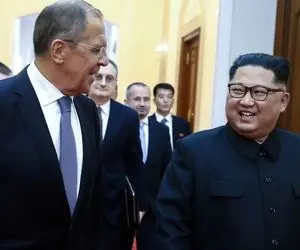 استقبال گرم کیم جونگ اون از لاوروف