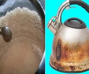 ترفند فوق حرفه ای برای از بین بردن رسوب کتری و سماور / برا عید چای کدر نذار جلو مهمون