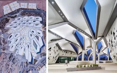 هوشمندترین سازه جهان در عربستان با طراحی زاها حدید خدای معماران زن؛ ایده جوجه تیغی