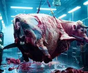 مزرعه پرورش گاو؛ اینجا میلیون ها گاو شیرده و گوشتی رو مدرن فراوری و پردازش می کنن