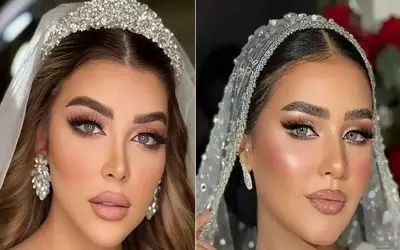 سبک های میکاپ اروپایی عروس؛ از فرم دهی دقیق لبها تا پر عشوه کردن چشم ها و مدل مو