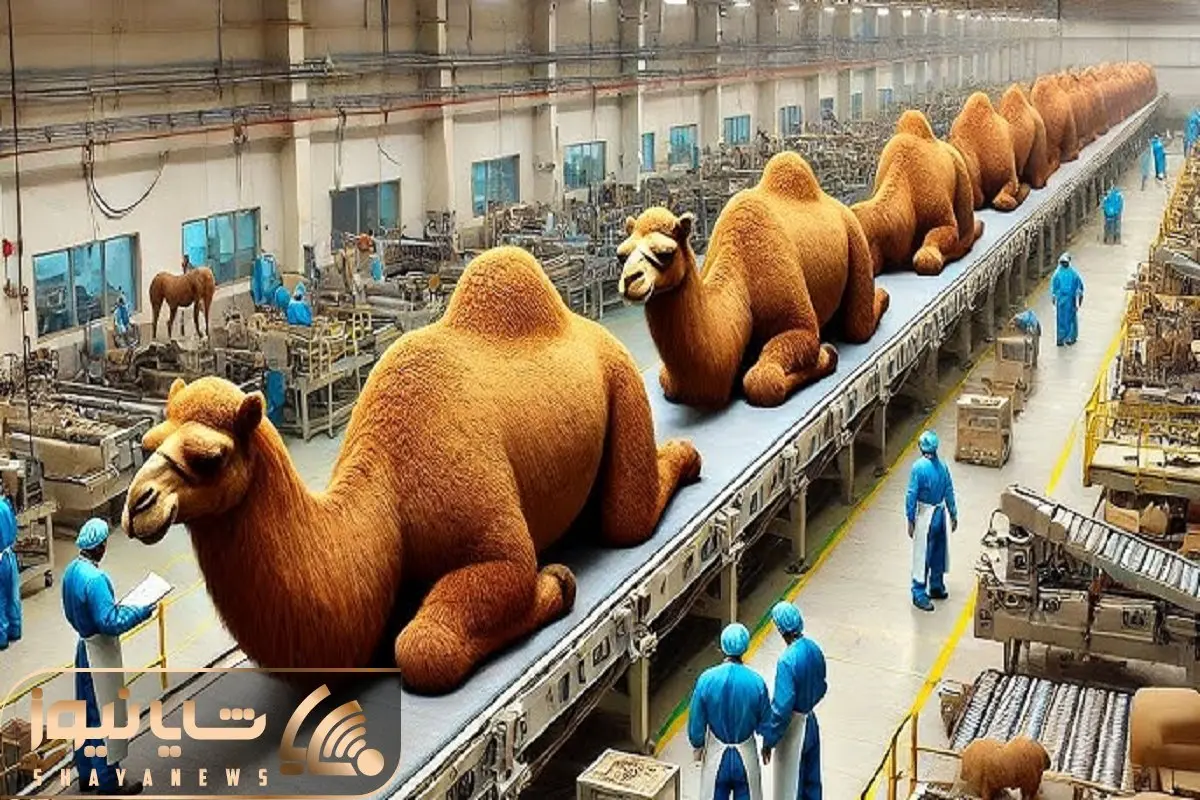 فرآوری شتر؛ بعد بهره کشی از شتر برای شیرش پیر که شد آماده سلاخی پخت و پز میشه