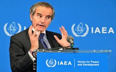 گروسی: اورانیوم غنی‌شده هنوز در سایت‌های بمباران‌شده ایران است