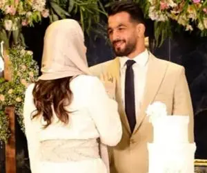 (عکس) رو نمایی کِدرِ حسن یزدانی از همسرش!