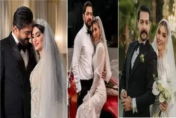 کیک‌های عقد و عروسی لوکس و مجلل بازیگران؛ از قیدیمیا تا متین ستوده و مریم مومن