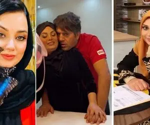 سیر خفن شدن "صبا راد" با مانی جونش؛ خانوم مجری مقنعه ای یهویی چه پلنگ شد!