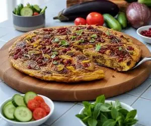 آموزش آشپزی؛ اگه بادمجون دوست داری این کوکو رو حتما درست کن