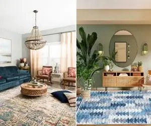 بهترین رنگ فرش برای خانه های کوچک / چشماتو ببند این مدلا رو تو خونت تصور کن ذوق میکنی