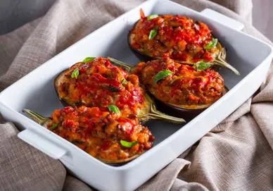 آموزش آشپزی؛ غذای جدید و خوشمزه با بادمجان