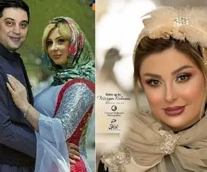 ست گوجه ای "نیوشا ضیغمی" که مایه داری ازش شُره میکنه؛ شویِ تاجرشون ویلا ساخته در حد بنز!