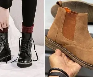 ترفند تمیز کردن کفش و بوت های زمستانی؛ چه چرم باشه چه جیر با این حرکت دو سوته تمیزه!