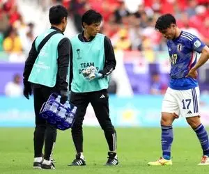 ستاره تیم ملی ژاپن مصدوم شد
