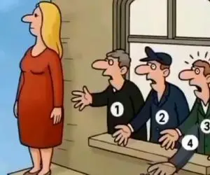 بازی فکری؛ اگه با 18000 چرخ باهوشا رو درو کردی شوهر خانومه درحال سقوط کدومه