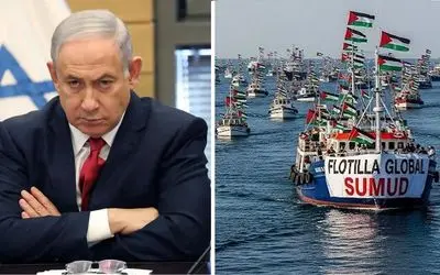 سرکشی جدید اسرائیل؛ مین‌گذاری مسیر کشتی‌های غذارسان صمود خشم اروپا را هم شعله‌ور کرد!

