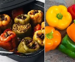 کدام فلفل دلمه ای برای پخت غذا مناسب کدام برای سالاد؟