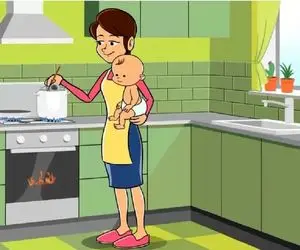 بازی فکری؛ اگه هر پاره وجودت سرشار از هوشه اشتباه بارز آشپزی مادر و نینی رو بگو