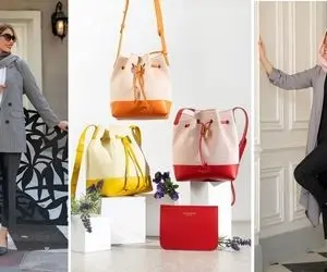 مانتوی طوسیُ با کیف چه رنگی ست کنیم؟