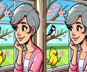 بازی فکری؛ تو ده ثانیه تفاوت های تصویر دخترک رو پیدا کنی هوش و ذکاوتت لایم طلایی داره