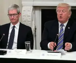 ترامپ در اقامتگاه مارالاگو میزبان مدیرعامل اپل شد