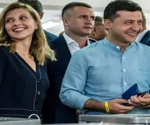 استایل جدید همسر زلنسکی با لباس رزم! 