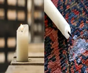 چطور لکه شمع خشک شده رو از روی هر سطحی پاک کنیم؟/ روش‌ هایی که هیچوقت نمی‌ دونستی