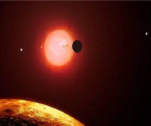 یک جو در اطراف یک سیاره سنگی در خارج از منظومه شمسی کشف شد