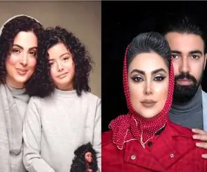 (ویدئو) عاشقانه‌های نیلوفر شهیدی و دخترخوانده‌اش رستا