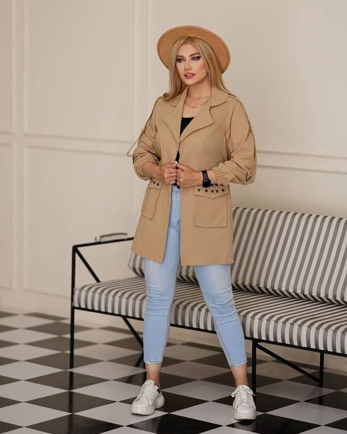 شلوار برای مانتو کوتاه