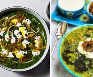 بهترین دستور برای تهیه آش اسفناج / خوشمزه ترین آش پاییزی رو اینجوری بپزید