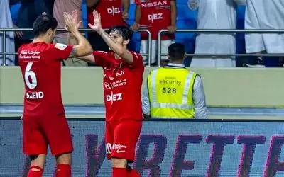 ۲ ضربه بزرگ به شباب الاهلی توسط بازیکنان ایرانی