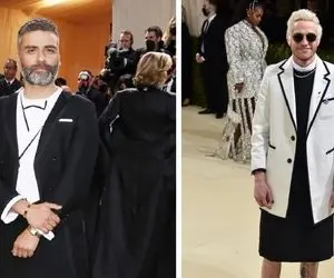 6 مرد مشهور هالیوودی که سنت شکنی کردن و با دامن بر روی فرش قرمز ظاهر شدن!