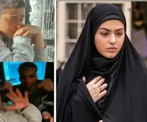 (ویدیو) گریه تلخ ریحانه پارسا در منزل پویان مختاری به خاطر پدر!