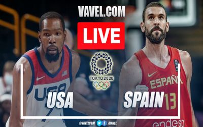 (ویدیو) خلاصه مسابقه بسکتبال آمریکا اسپانیا در المپیک 2020 توکیو