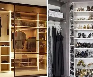 اصول چیدمان و نظم دهی به کمد دیواری / اینجوری از تمام فضای کمدها استفاده بهینه کن