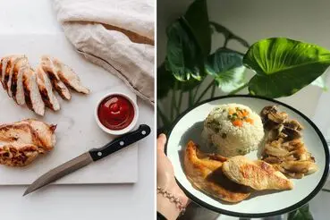 طرز تهیه سینه مرغ گریل با سرخ کن بدون روغن | نرم و لطیف و آبدار