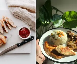 طرز تهیه سینه مرغ گریل با سرخ کن بدون روغن | نرم و لطیف و آبدار