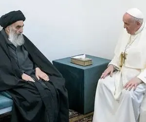 مواضع حکیمانه آیت‌الله سیستانی در دیدار پاپ مایه عزت اسلام شد