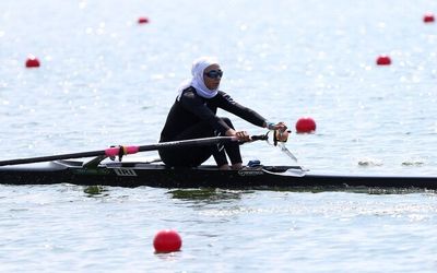صعود دختر قایقران ایران به یک چهارم نهایی