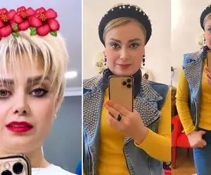 حیاط و فَواره لوکسی که صبا راد از خونه زندگیش رو کرد؛ عاشقانه بالیوودی خانوم تو تولدش!